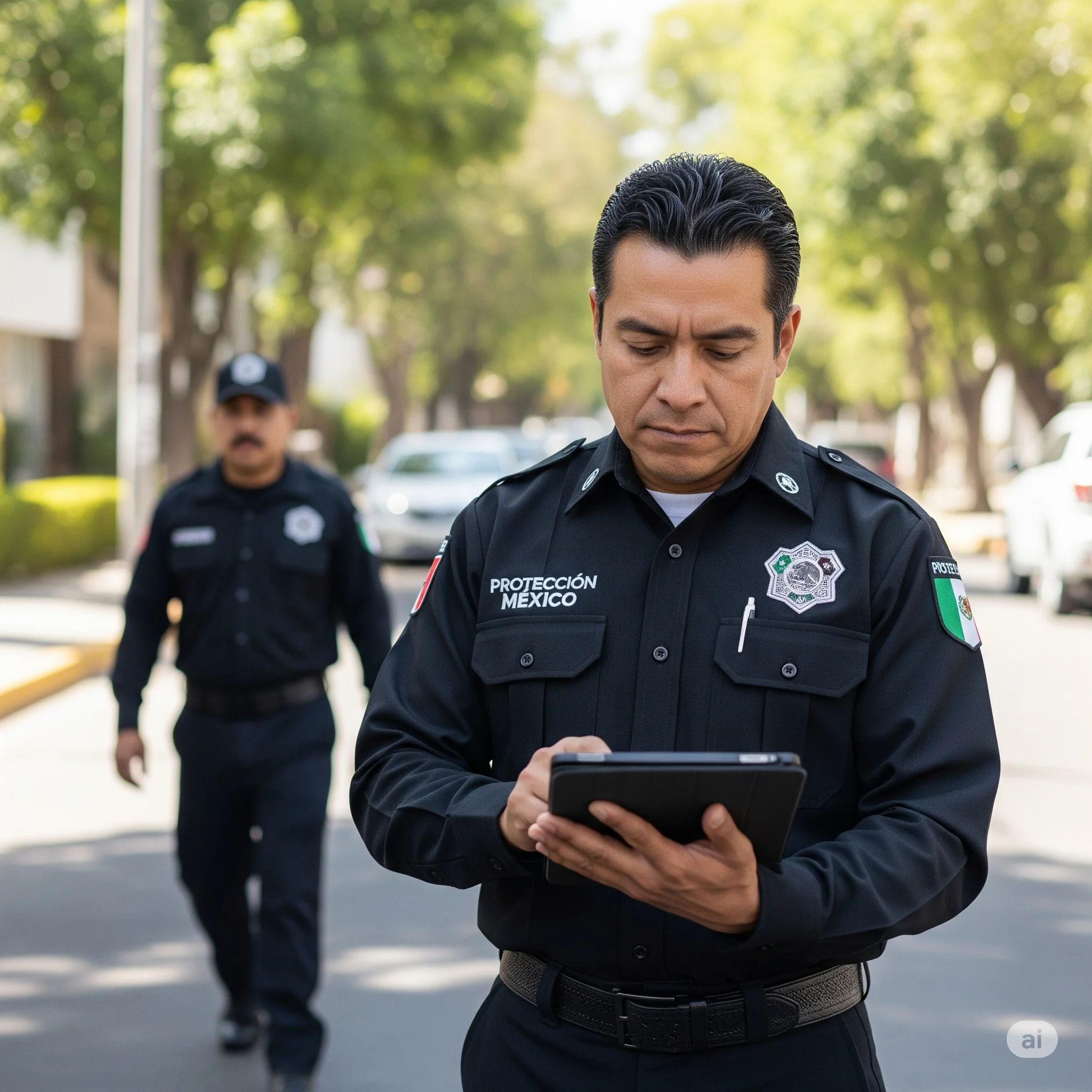 Supervisor de PMX realizando una inspección profesional